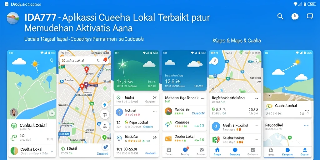 Tampilan antarmuka IDA777 yang informatif dan menarik.