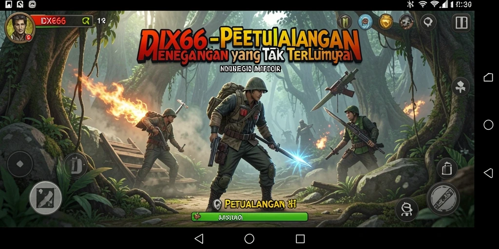 Tampilan antarmuka game Petualangan IDX66 yang menarik dan interaktif.