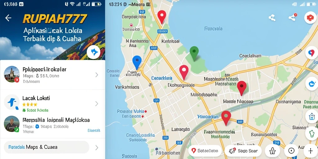 Tampilan antarmuka Lacak Lokasi RUPIAH777 yang modern dan user-friendly.
