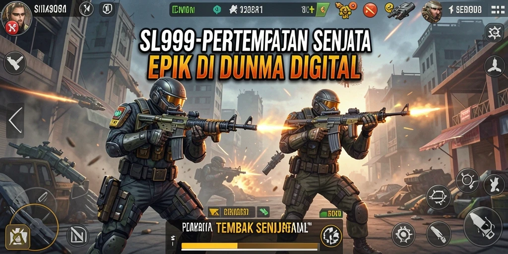 Tampilan antarmuka SL999 yang menarik dan fungsional untuk pertempuran senjata.