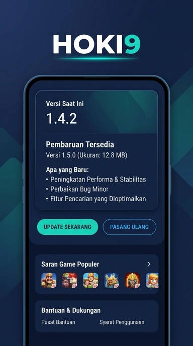 Riwayat Versi Aplikasi hoki9 untuk Pengguna Android